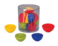 Mini Silicone Condiment Bowls, Set of 4