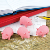 Bacon Scented Pig Erasers