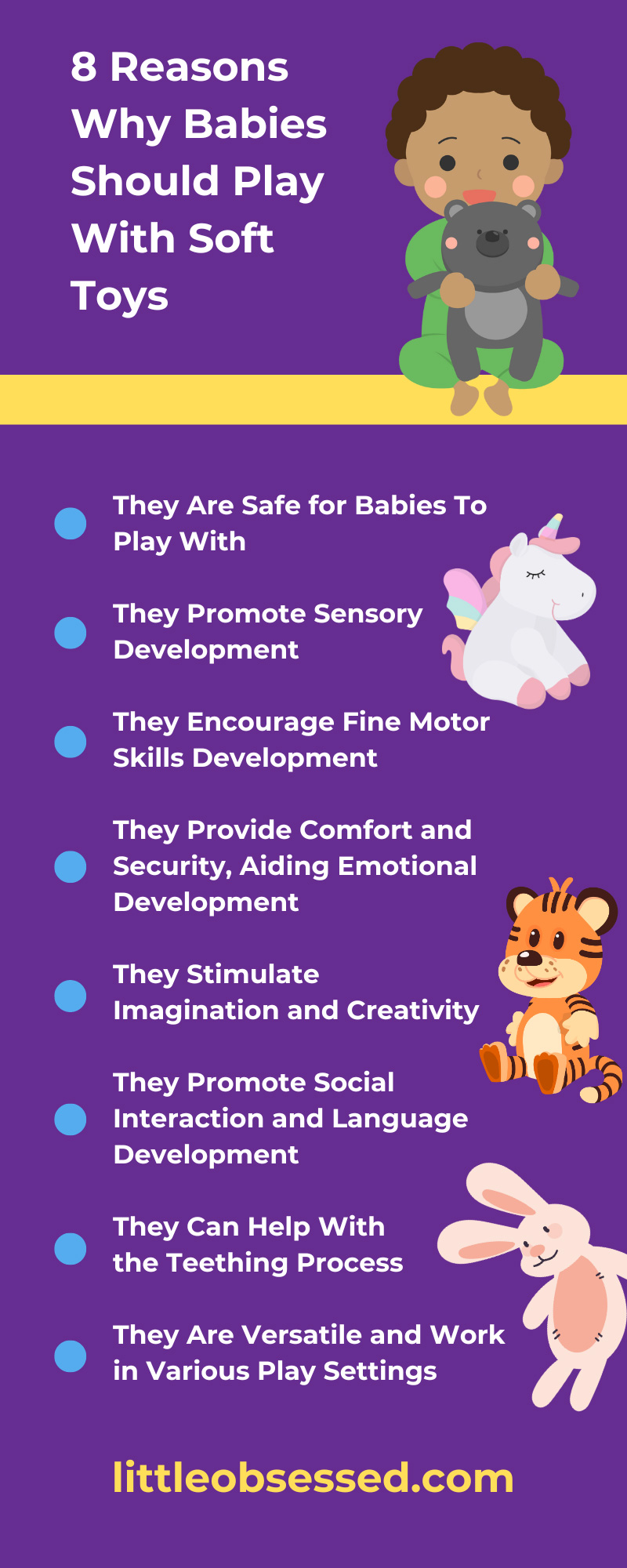 8 Reasons Why Babies Should Play With Soft Toys